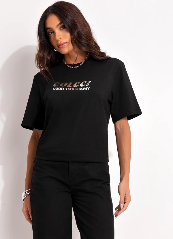 Colcci - Camiseta Preto 3