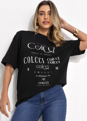Colcci Preta Camisa Basica Colcci Colcci Camiseta Preto