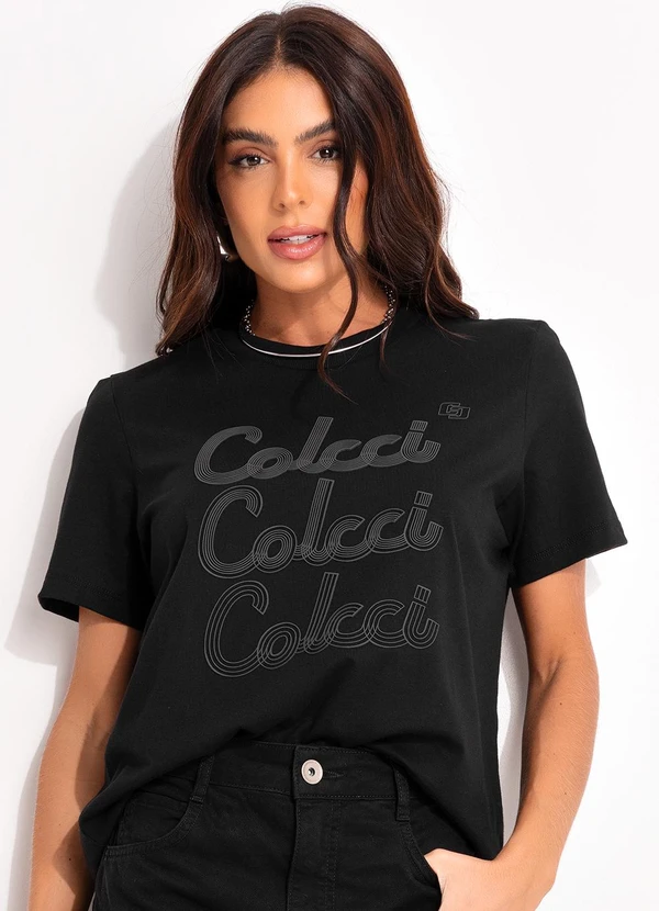 Colcci - Camiseta Preto