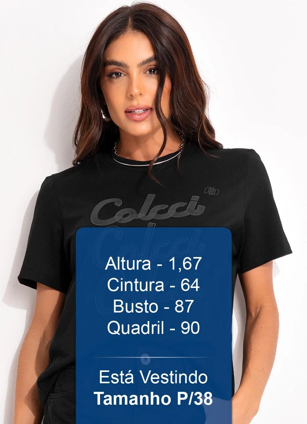 Colcci - Camiseta Preto 5