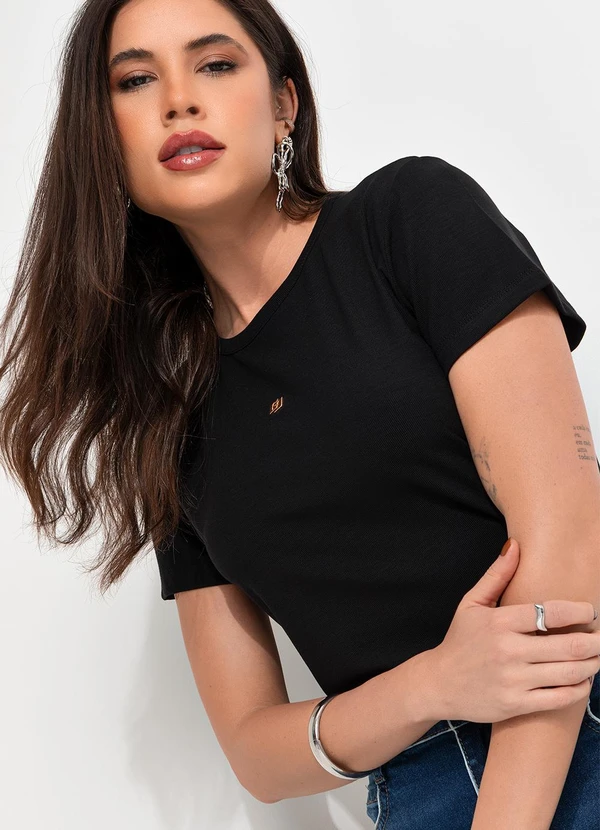 Colcci - Camiseta Preto 4