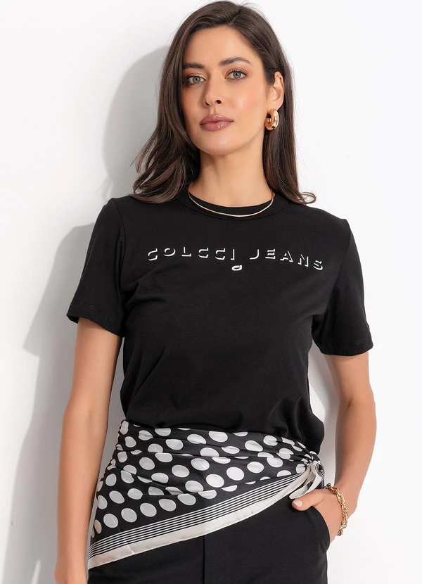 Colcci Jeans - Camiseta Preto 6