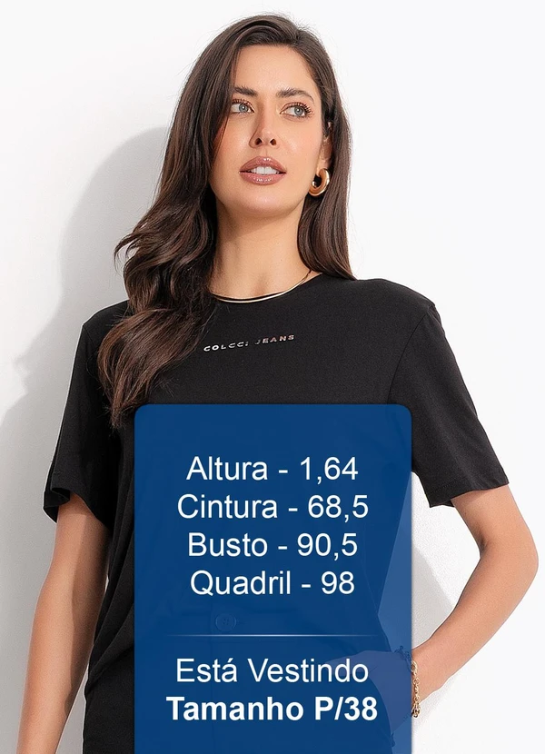 Colcci Jeans - Camiseta Preto 5