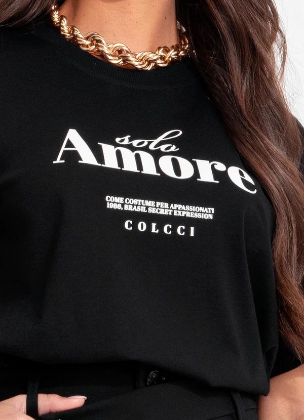 Colcci - Camiseta Preto 5