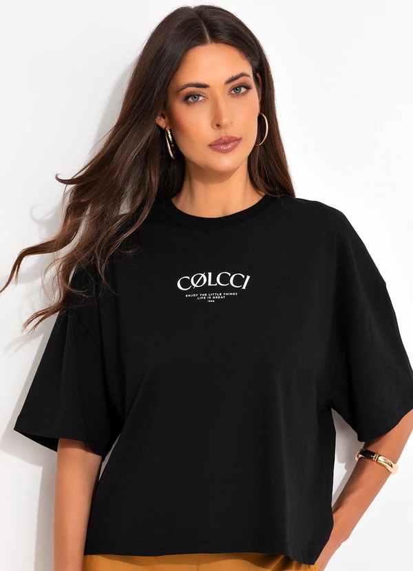 Colcci - Camiseta Preto