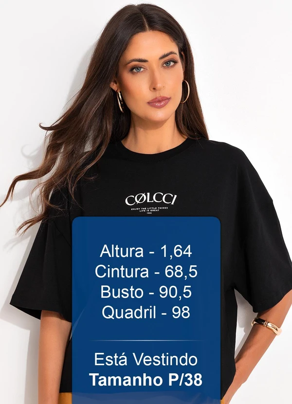 Colcci - Camiseta Preto 5