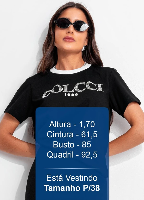 Colcci - Camiseta Preto 5