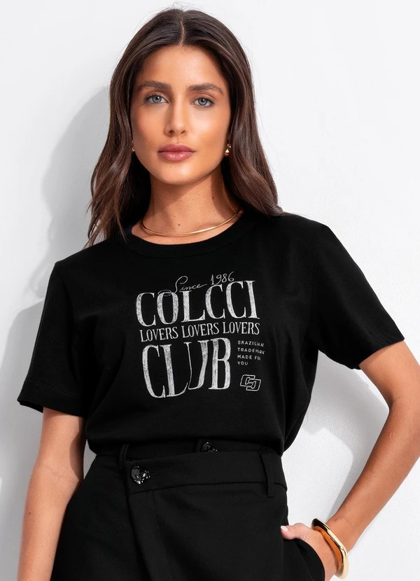 Colcci - Camiseta Preto