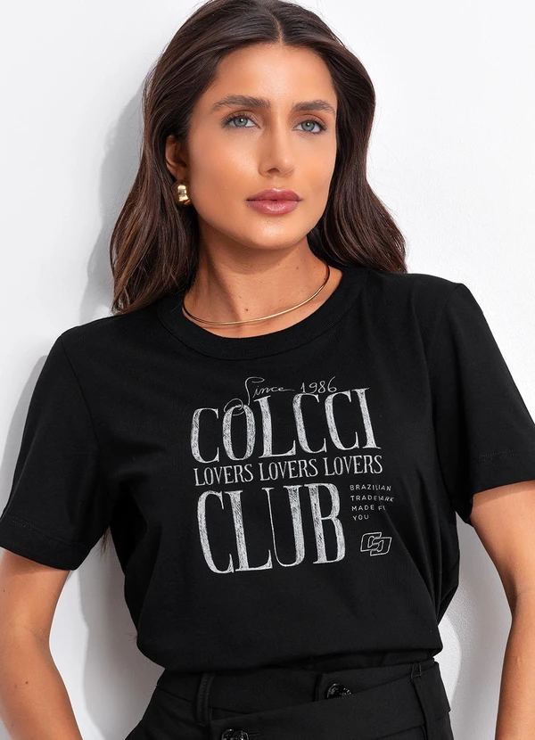 Colcci - Camiseta Preto 4