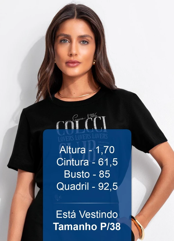 Colcci - Camiseta Preto 5