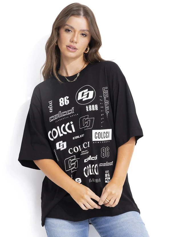 Colcci - Camiseta Preto