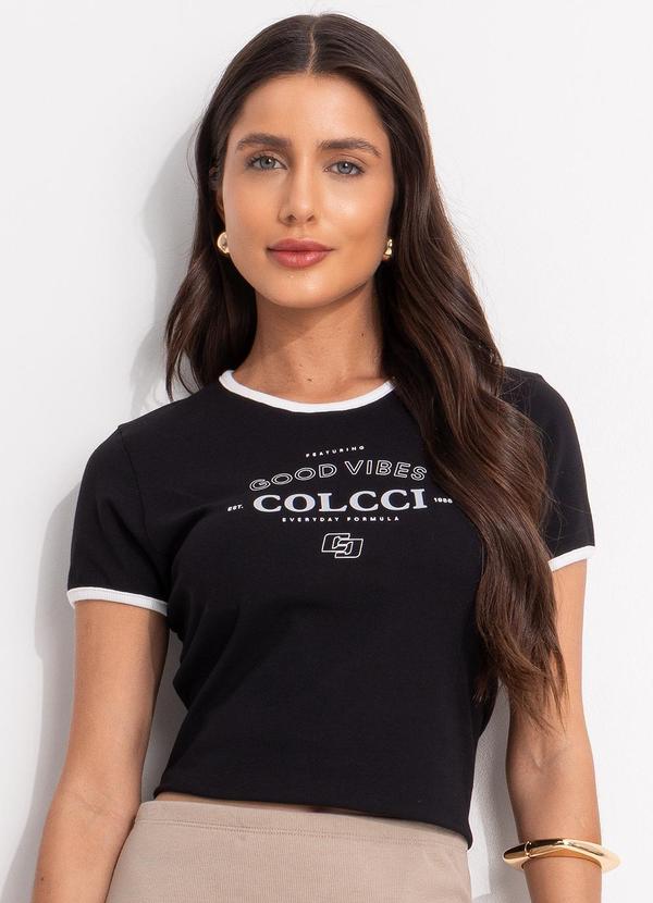 Colcci - Camiseta Preto