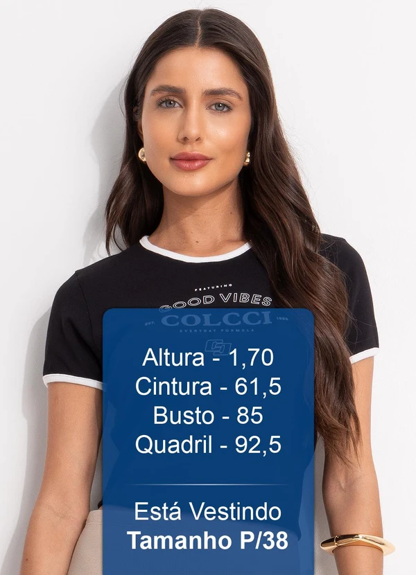 Colcci - Camiseta Preto 6