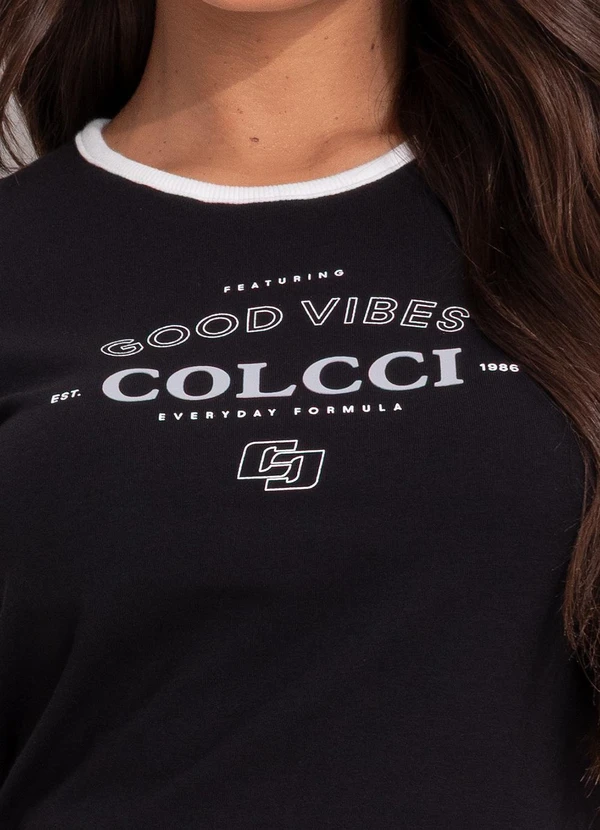 Colcci - Camiseta Preto 7