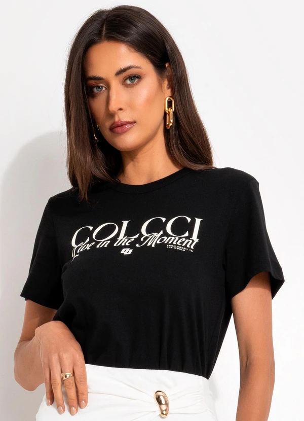 Colcci - Camiseta Preto