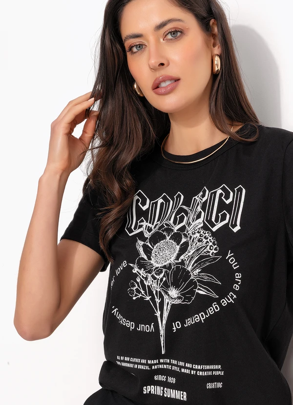 Colcci - Camiseta Preto 6