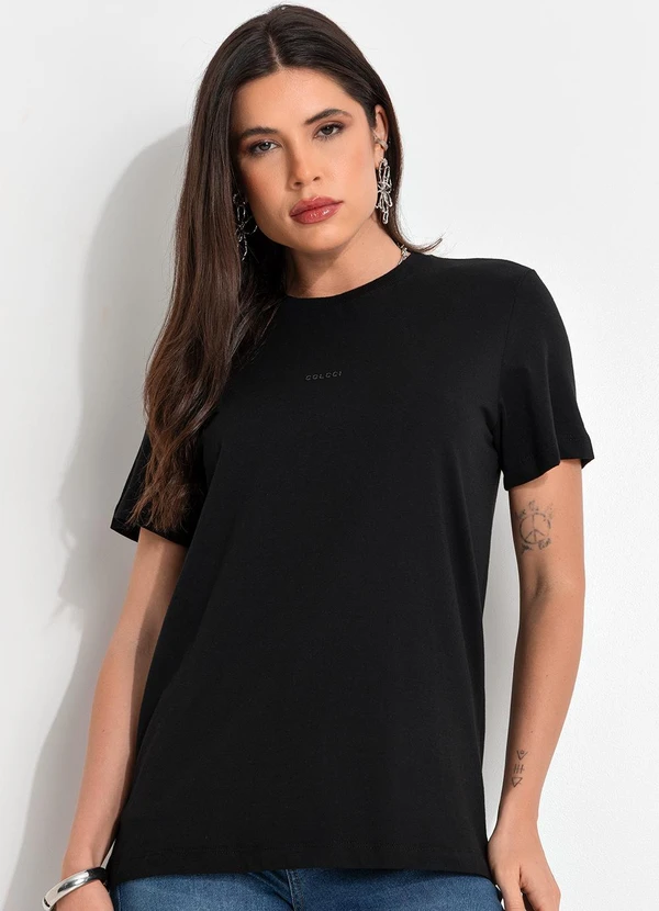 Colcci - Camiseta Preto