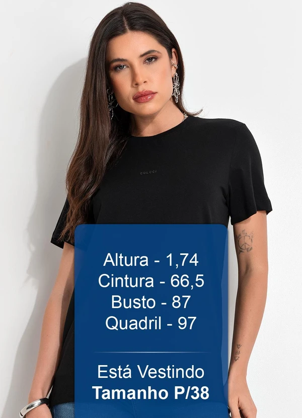 Colcci - Camiseta Preto 5