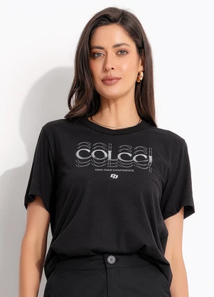 Colcci - Camiseta Preto - COLCCI