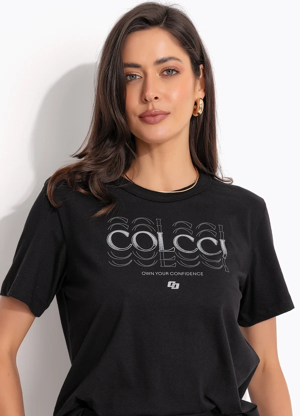 Colcci - Camiseta Preto 6