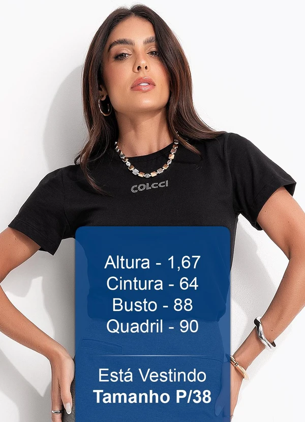 Colcci - Camiseta Preto 6