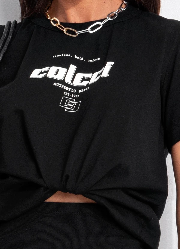 Colcci - Camiseta Preto 7
