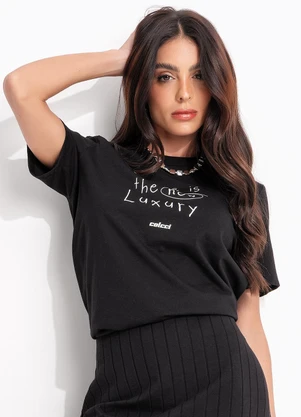 Colcci - Camiseta Preto - COLCCI