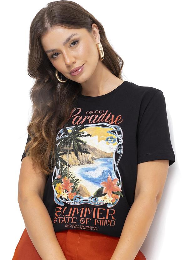 Colcci - Camiseta Preto 1