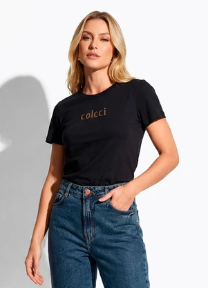 Colcci - Camiseta Preto - COLCCI