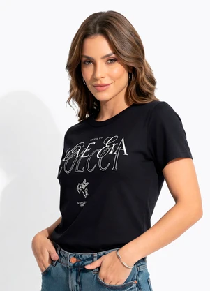 Colcci - Camiseta Preto - COLCCI