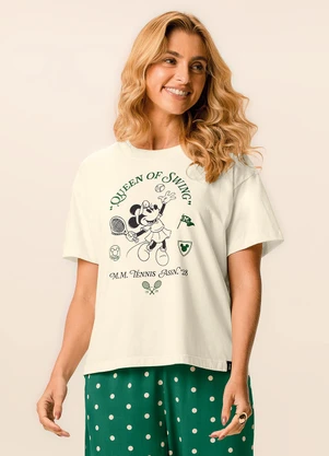 Malwee - Camiseta Queen Of Swing Disney® Off White - MALWEE