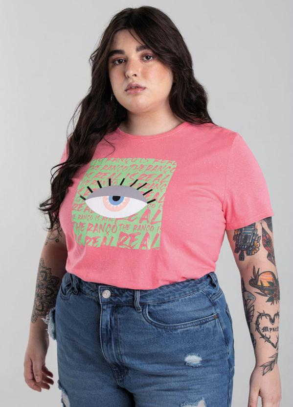 Enfim - Camiseta Rosa The Ranço Is Real Feminina