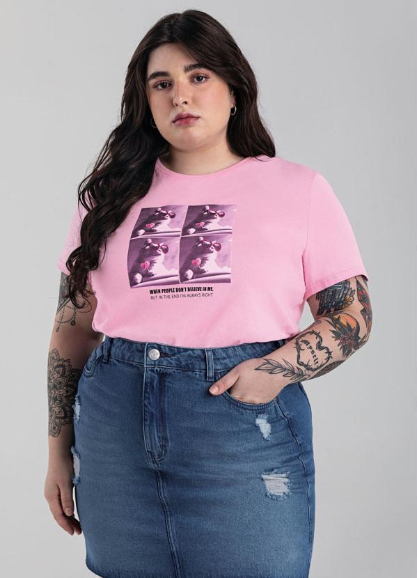 Enfim - Camiseta Rosa When People Don'T Believe In Me