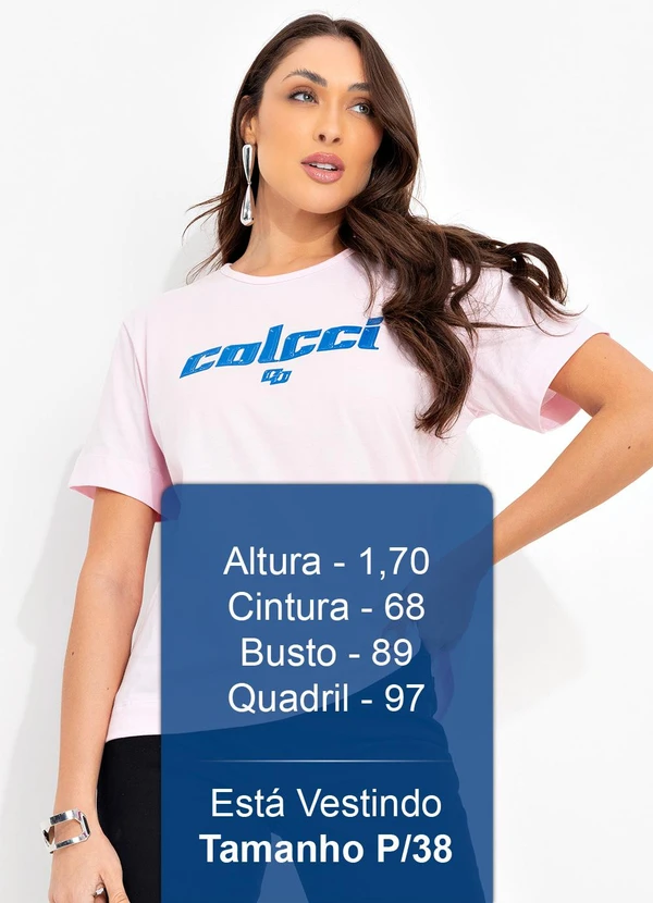 Colcci - Camiseta Rosa 5