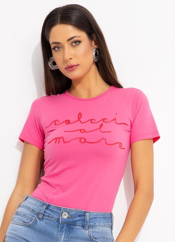 Colcci - Camiseta Rosa