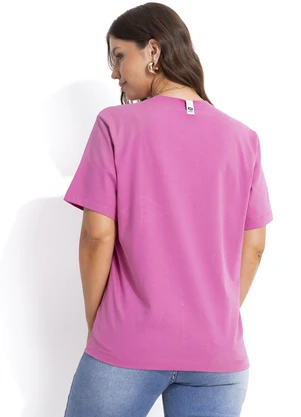 Colcci - Camiseta Rosa - COLCCI