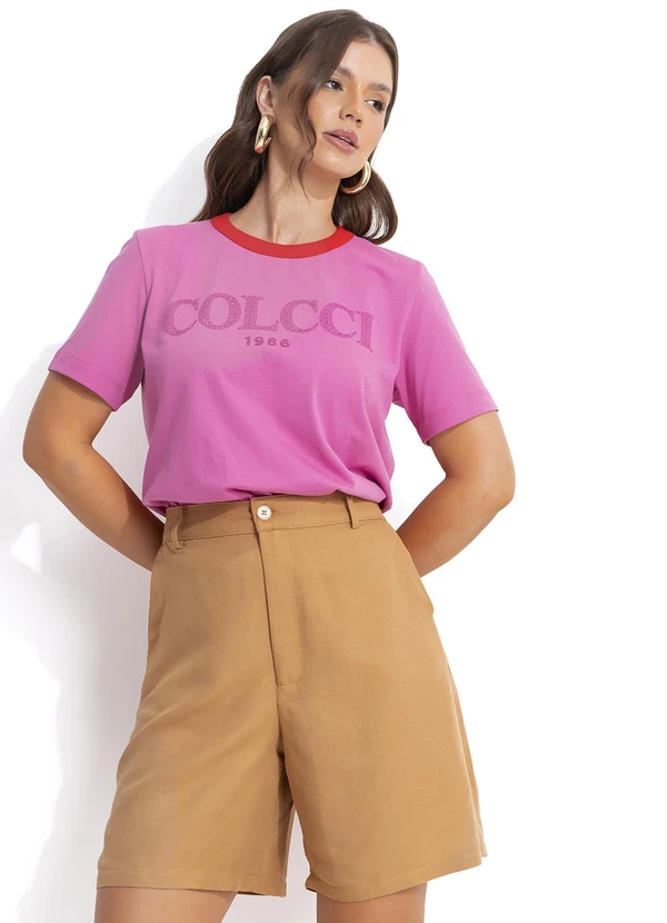 Colcci - Camiseta Rosa 5