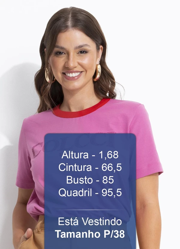 Colcci - Camiseta Rosa 6