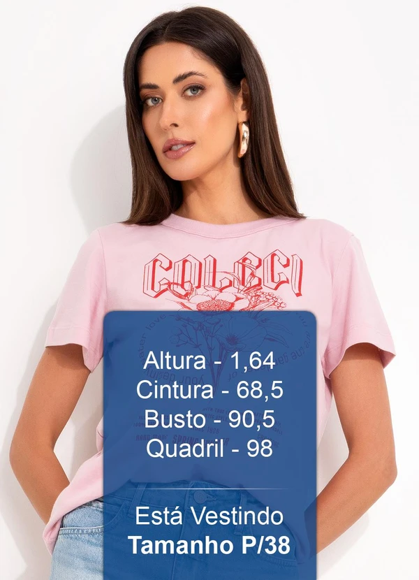 Colcci - Camiseta Rosa 5