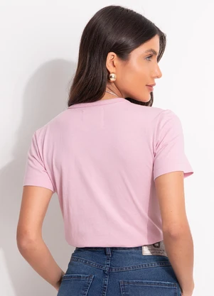 Colcci - Camiseta Rosa - COLCCI