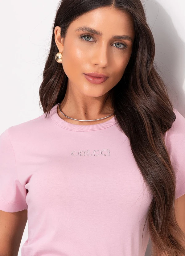 Colcci - Camiseta Rosa 4