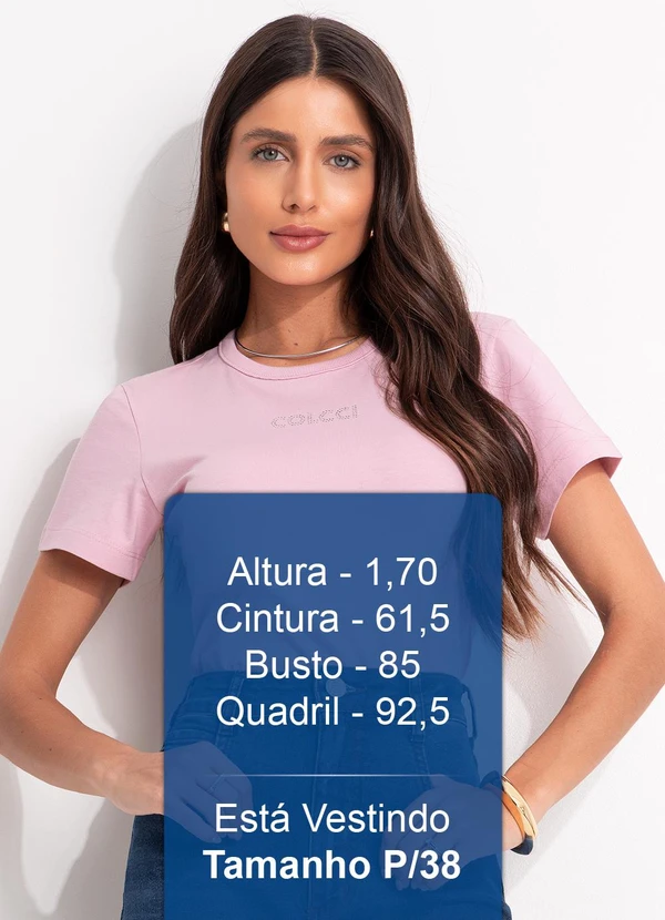 Colcci - Camiseta Rosa 5