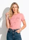 Colcci - Camiseta Rosa - variação: Rosa