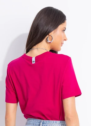 Colcci - Camiseta Rosa - COLCCI