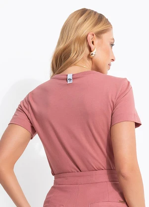 Colcci - Camiseta Rosa - COLCCI