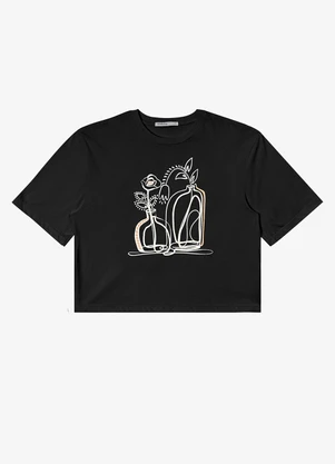 Endless - Camiseta T-Shirt Feminina Preto - ENDLESS