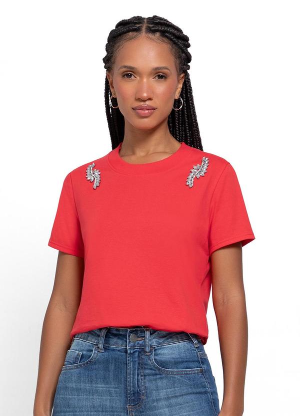 Enfim - Camiseta Veemelha Slim Feminina 1