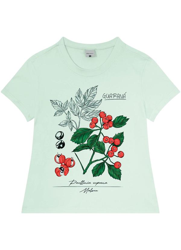 Malwee - Camiseta Verde Menta Feminina Guaraná
