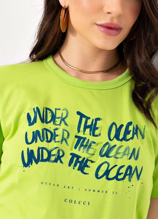 Colcci - Camiseta Verde 8