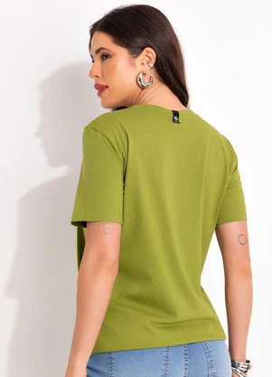 Colcci - Camiseta Verde - COLCCI